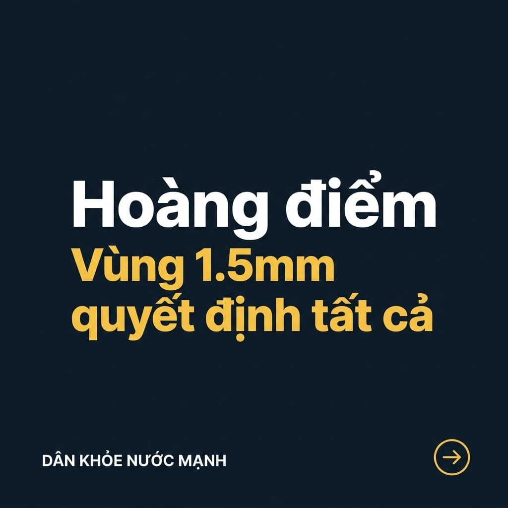 Hoàng Điểm: Vùng 1.5mm Nhỏ Xíu Đang Quyết Định Thị Lực Cả Đời Bạn